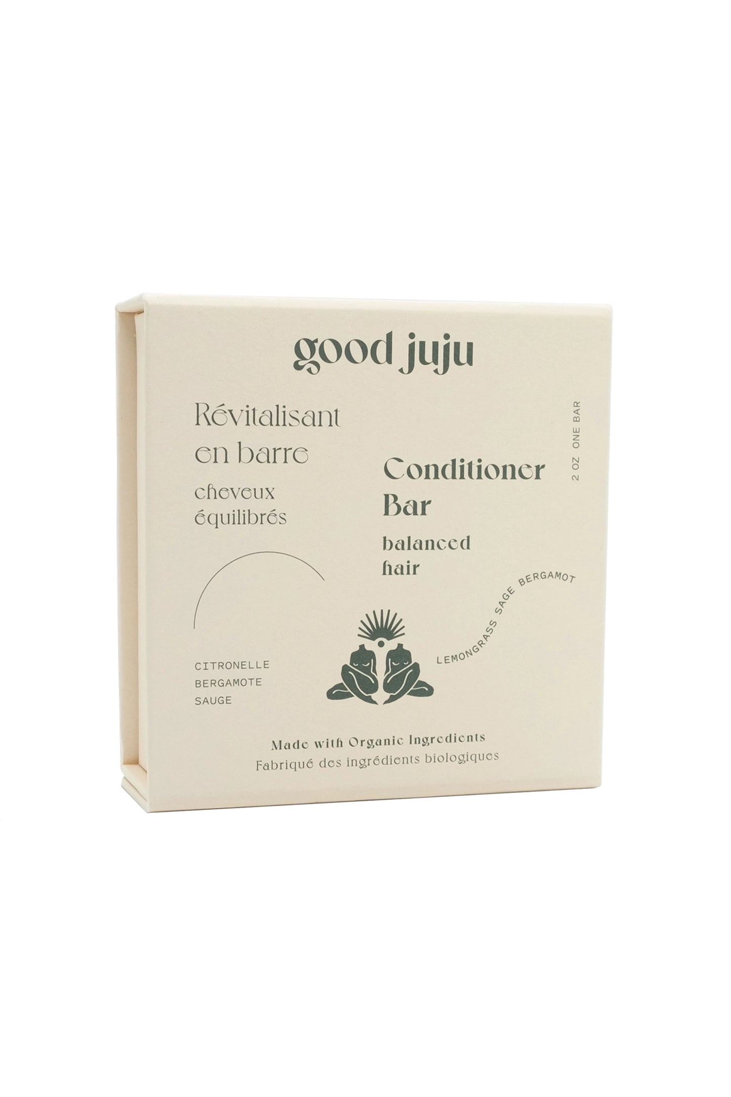 Normal/Balanced Hair Conditioner Bar, Lemongrass, Sage & Bergamot