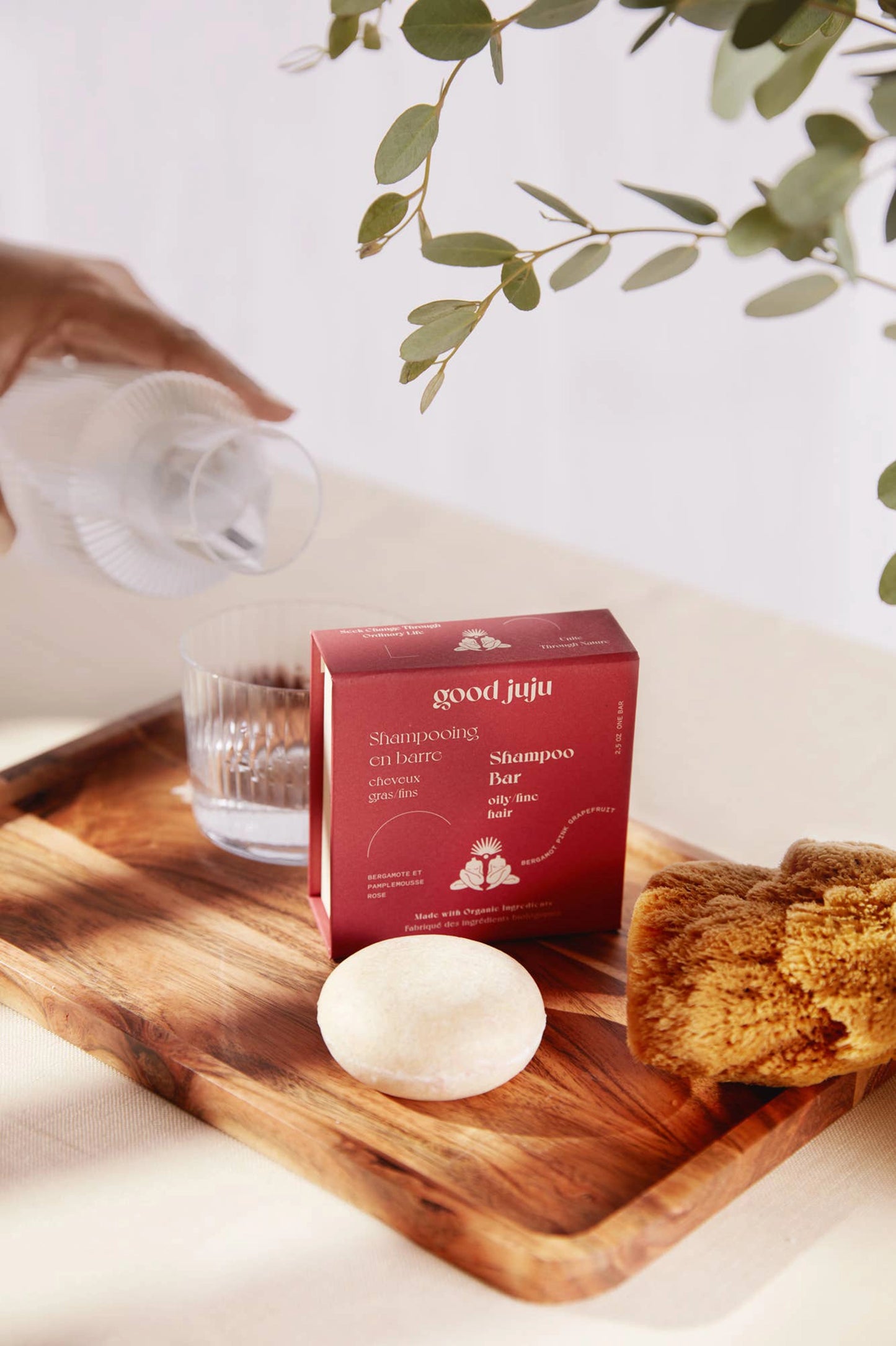 Oily/Fine Hair Volumizing Shampoo Bar, Bergamot & Pink Grapefruit