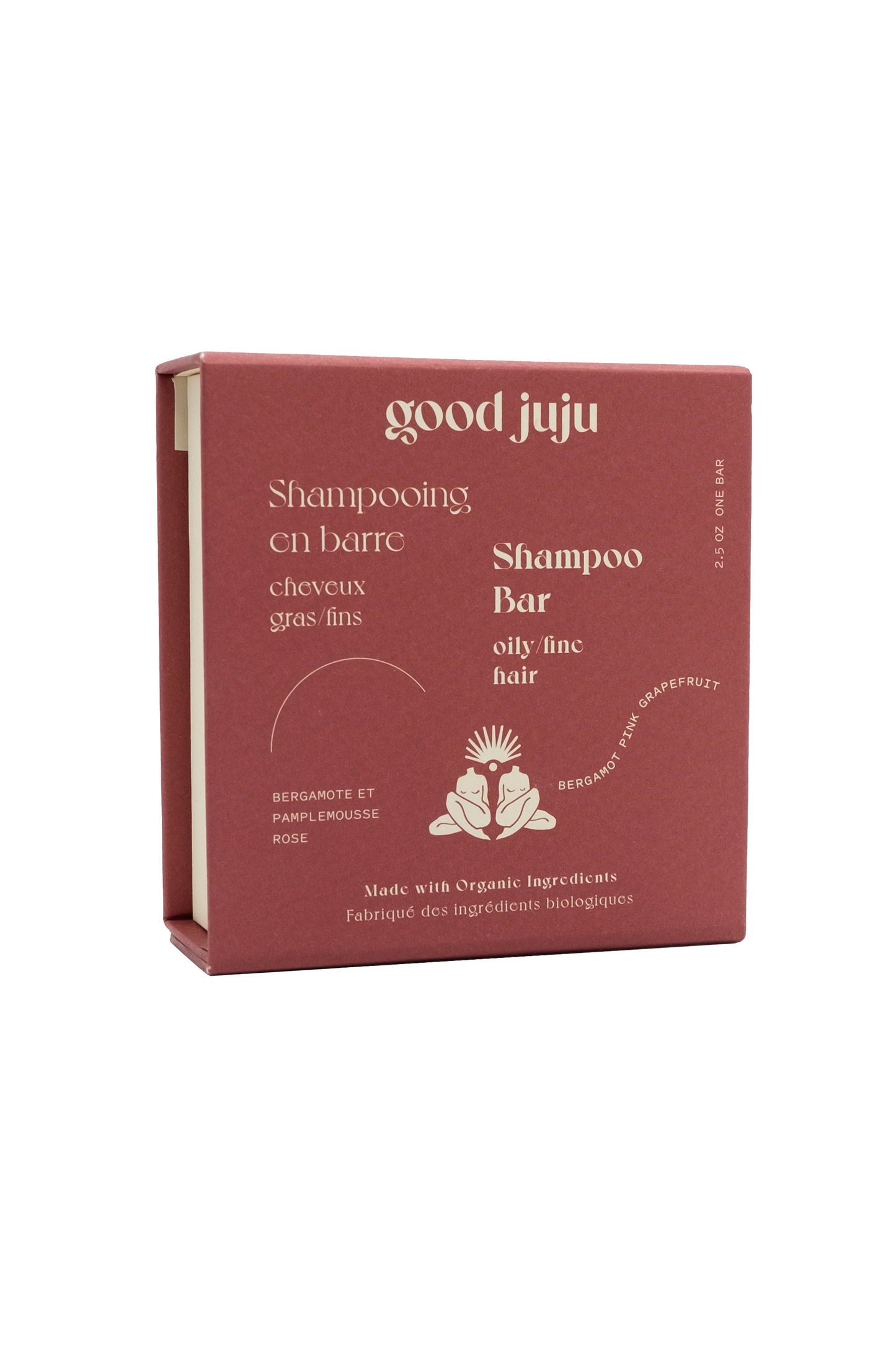 Oily/Fine Hair Volumizing Shampoo Bar, Bergamot & Pink Grapefruit