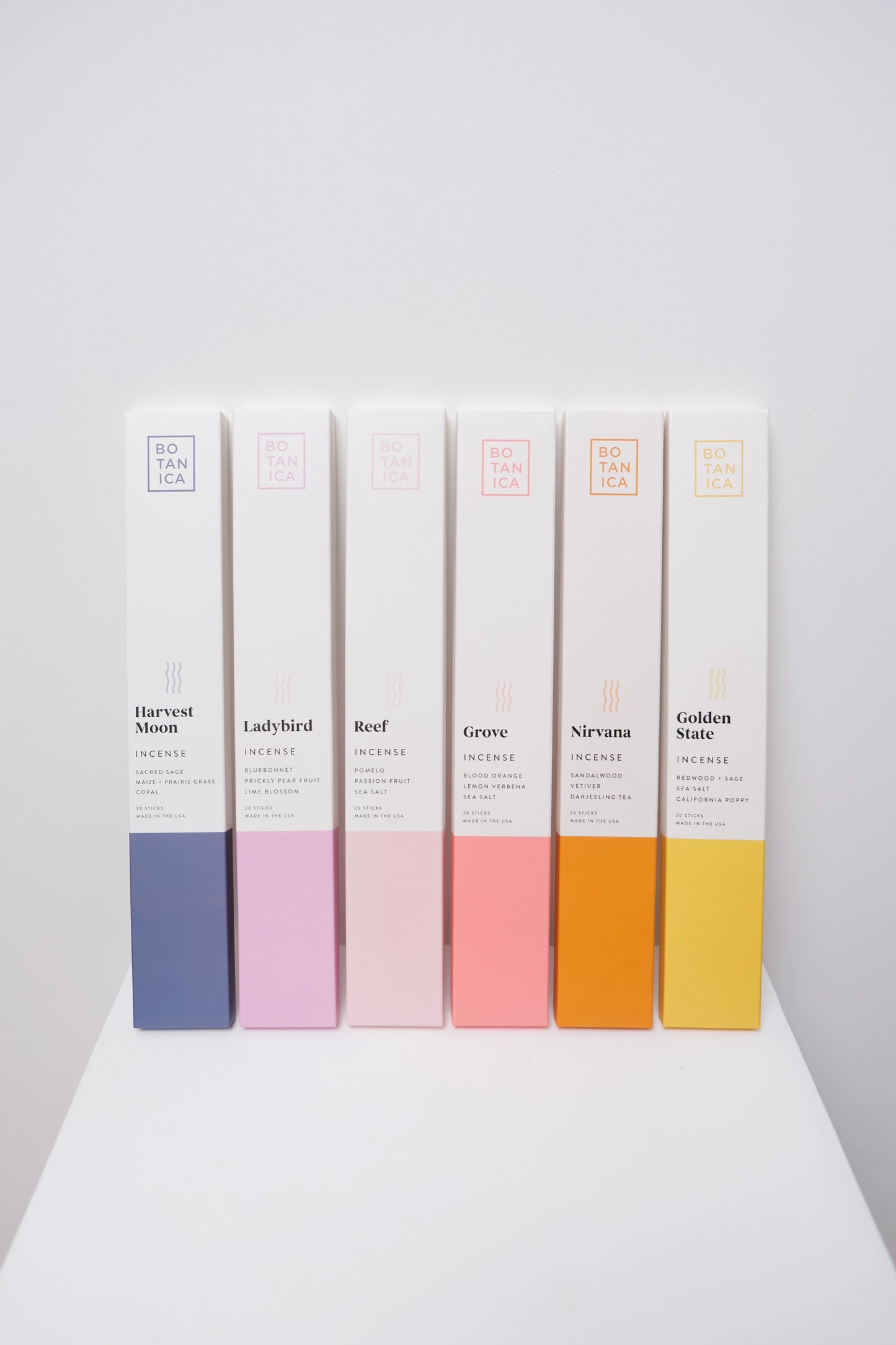 Golden State Incense (California Poppy, Redwood + Sage, Sea Salt)