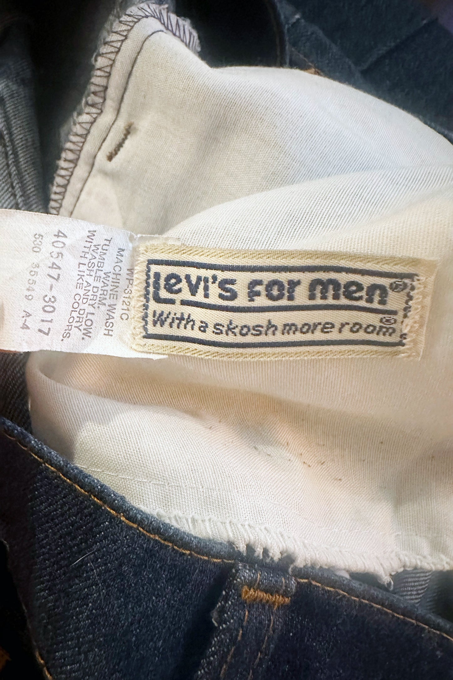 1970s Levi's Orange Tab Jeans 36x30 Medium Blue