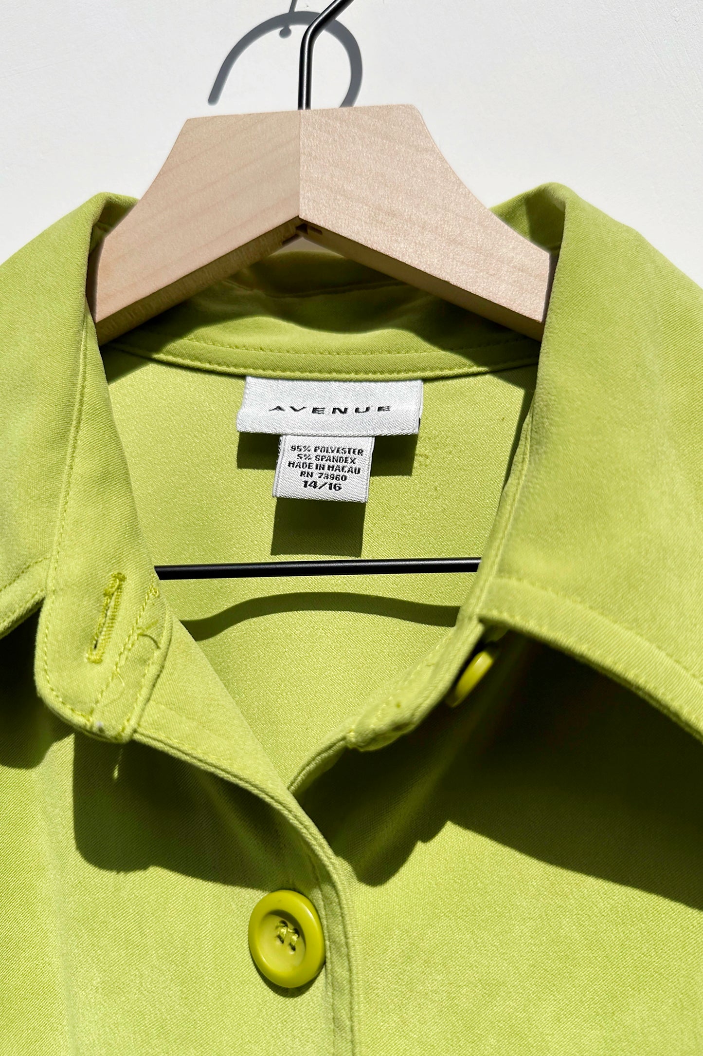 Lime Green Shacket