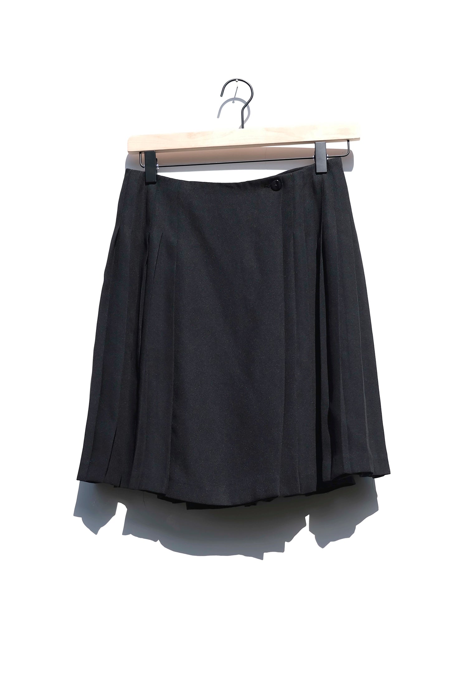 Limited Black Pleated Mini Skirt, Y2K