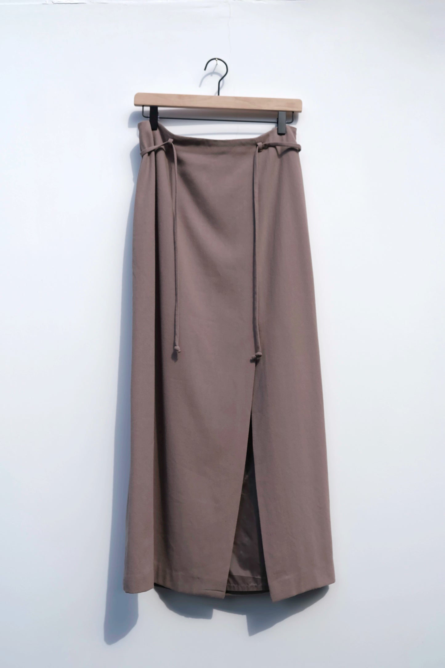 Paul Harris Design Modern Mauve Slit Midi Skirt US 8, 80's