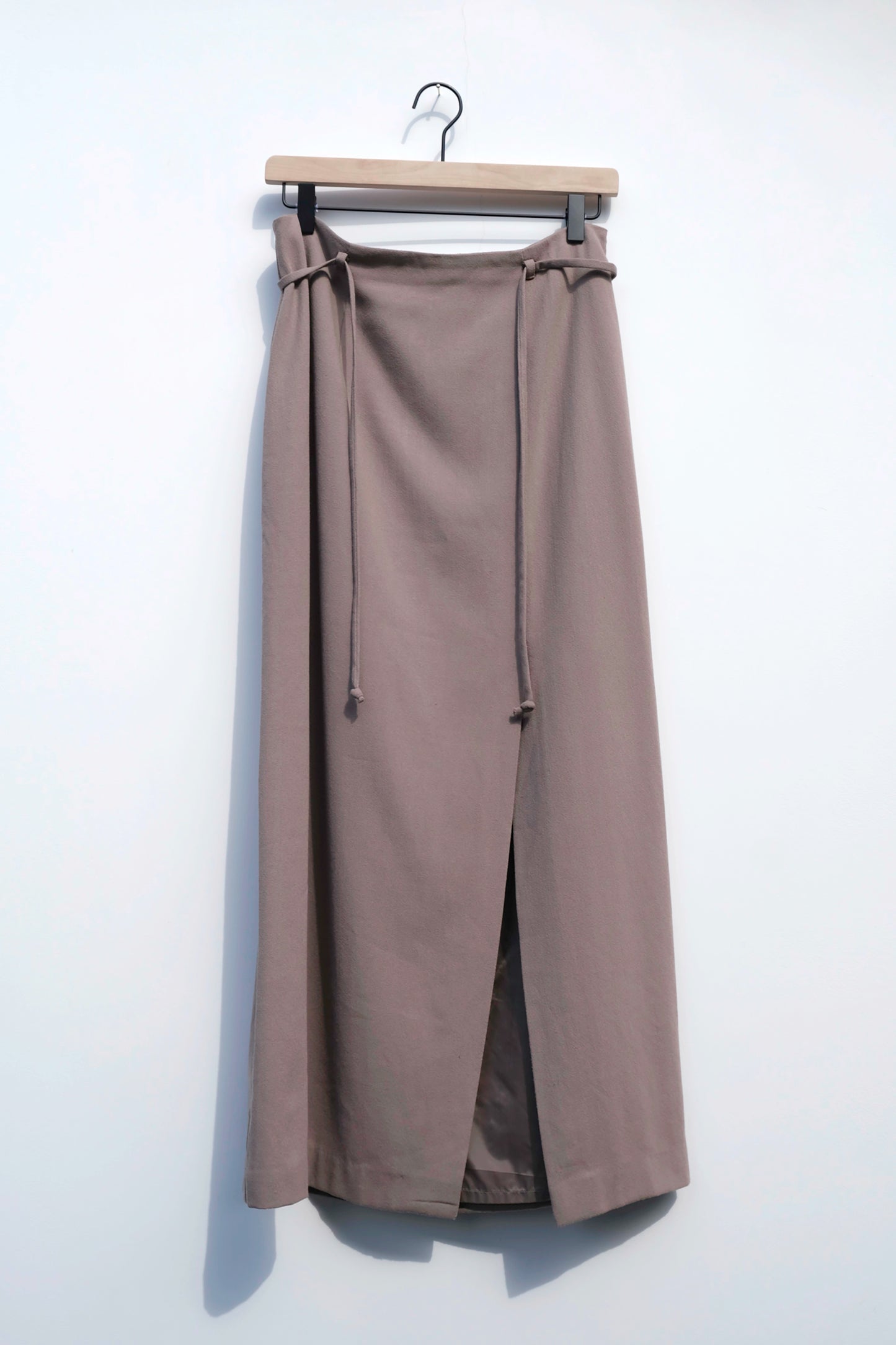 Paul Harris Design Modern Mauve Slit Midi Skirt US 8, 80's