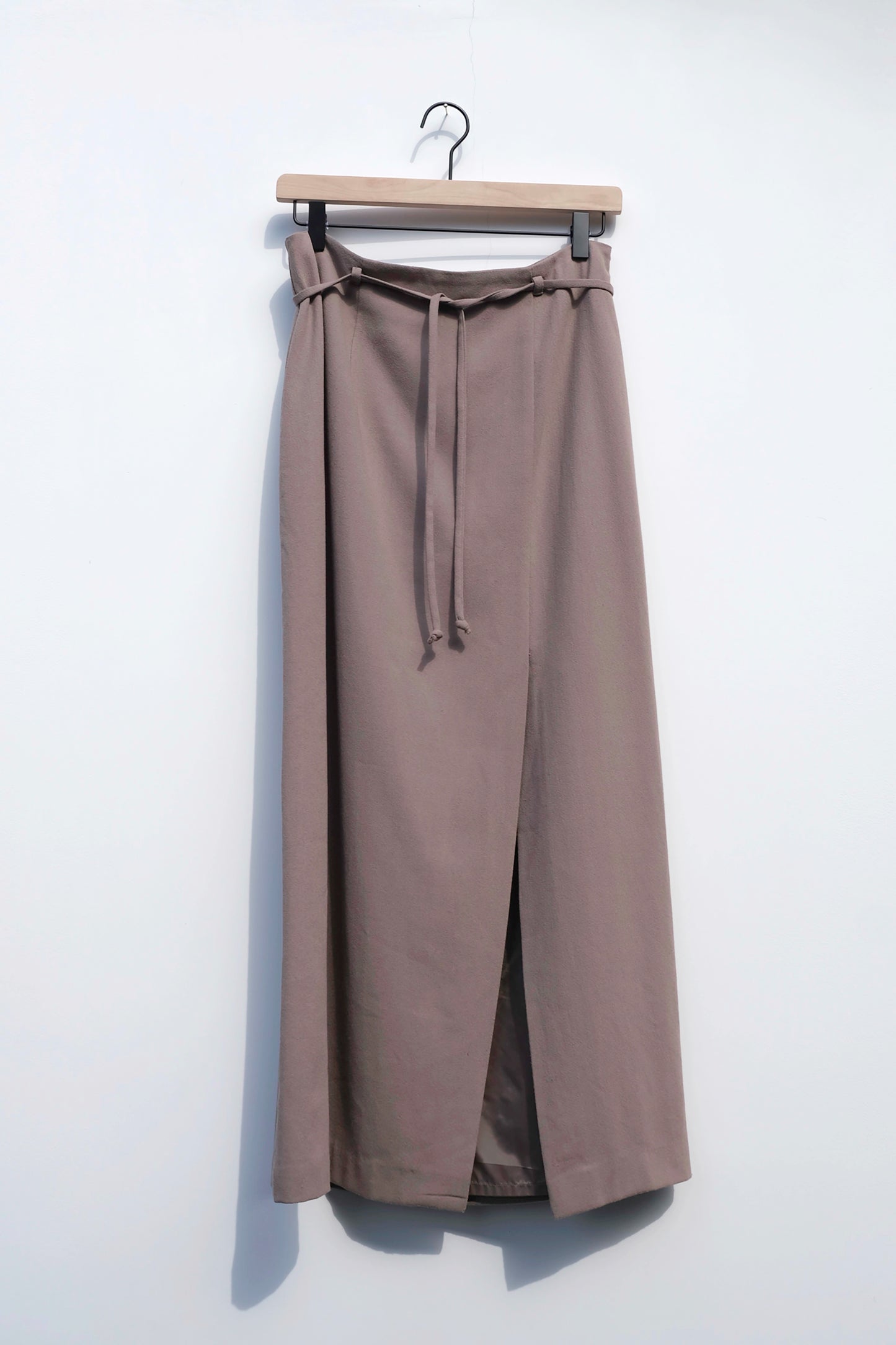 Paul Harris Design Modern Mauve Slit Midi Skirt US 8, 80's