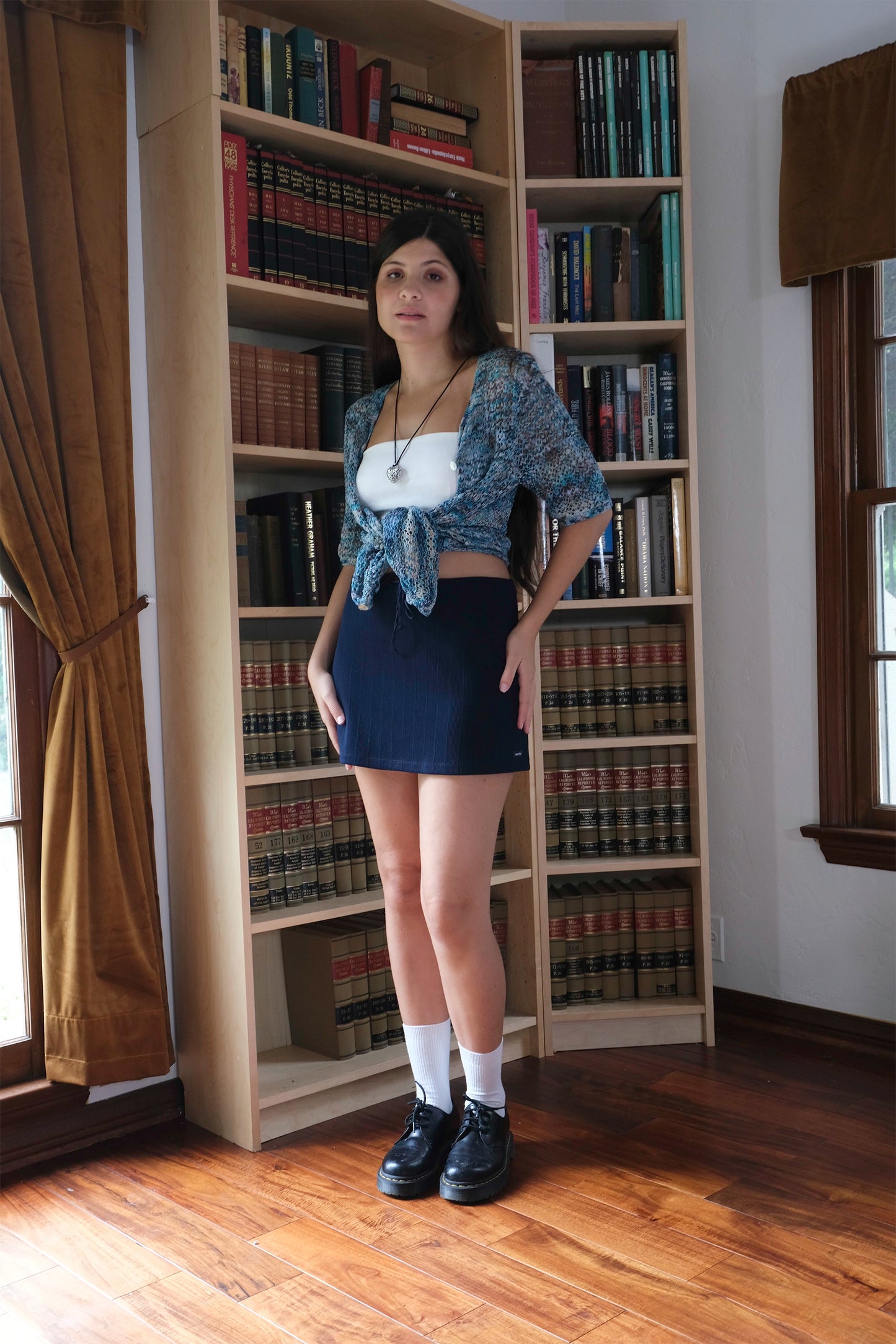 Nautica Sporty Navy Low Rise Skirt, Y2K