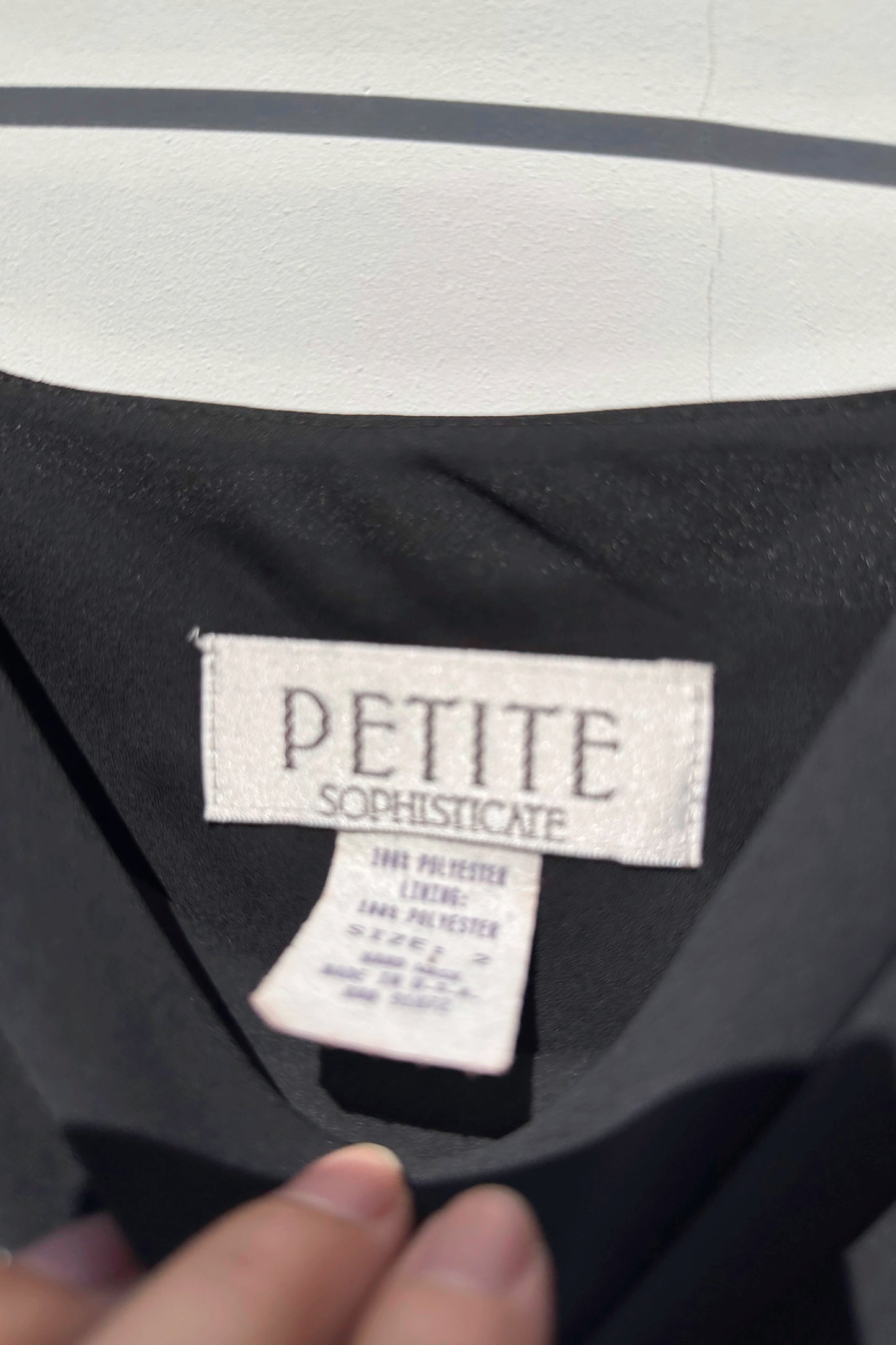 Cowl Neck Black Mini Dress, 90's
