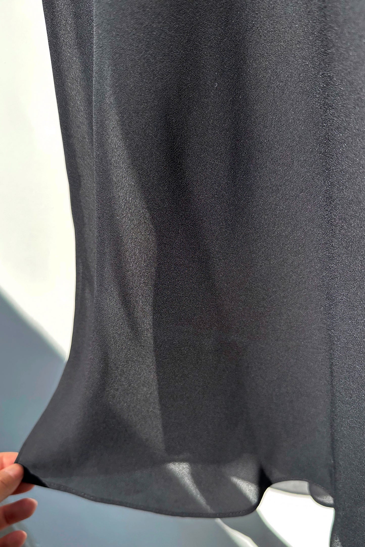 Cowl Neck Black Mini Dress, 90's