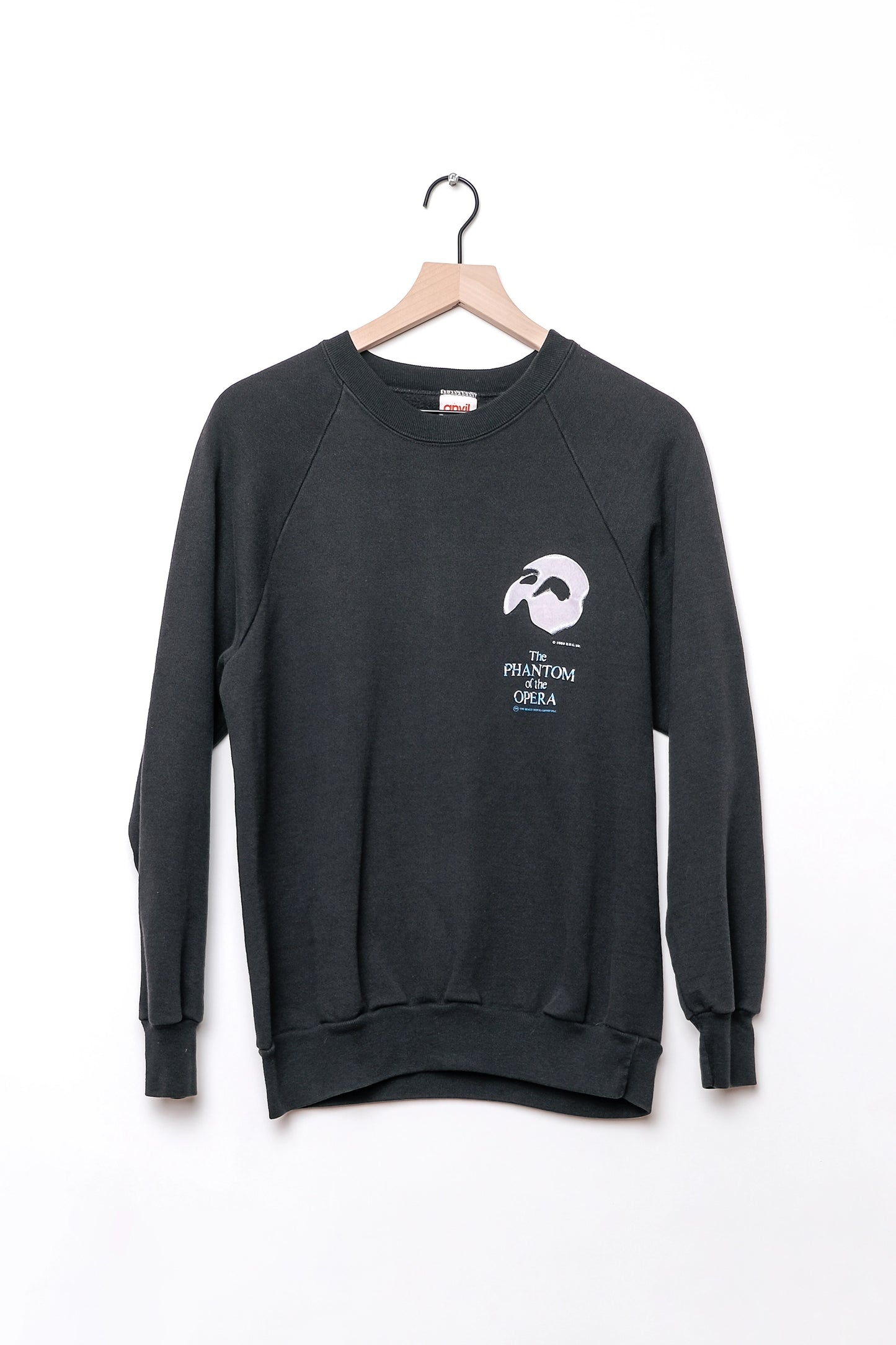 Phantom of the Opera Black Sweatshirt 50/50 Blend Soft 80's S/M