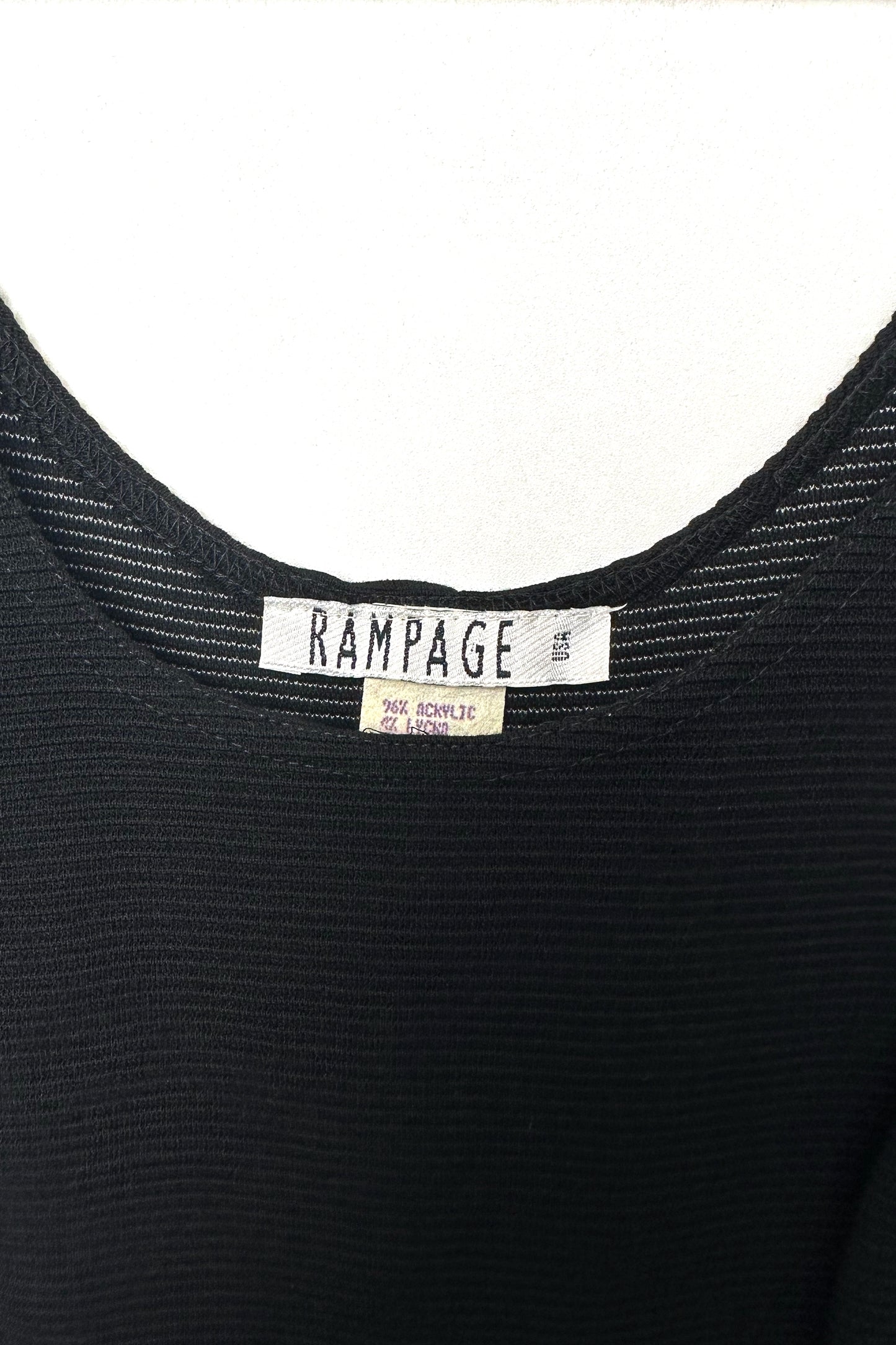Rampage Ribbed Bodycon Tank Dress US 8 M, 90's