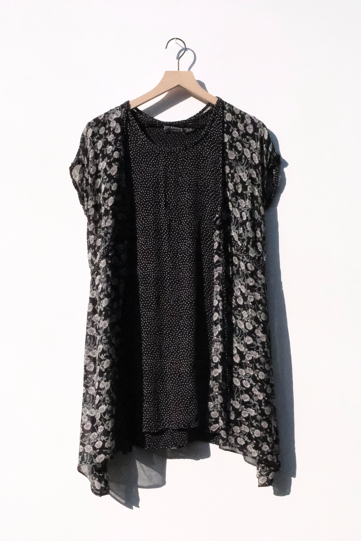 Starina Floral Layered Dress, 90's