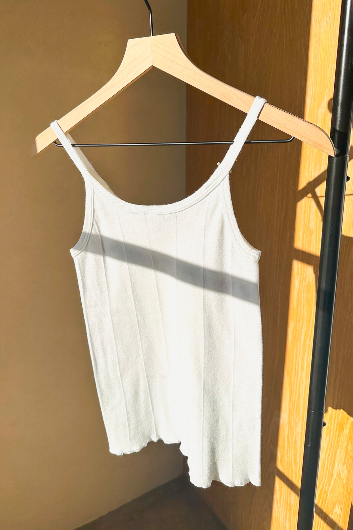 Upcycled Vintage White Cotton Coquette Red Rose Tank Top US 6 M/L