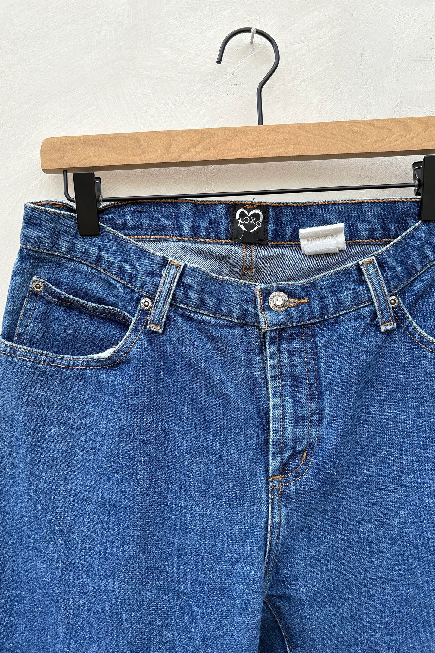 XOXO Medium Blue Bootcut Mid Rise Jeans, US 6, 28 x 32 Y2K