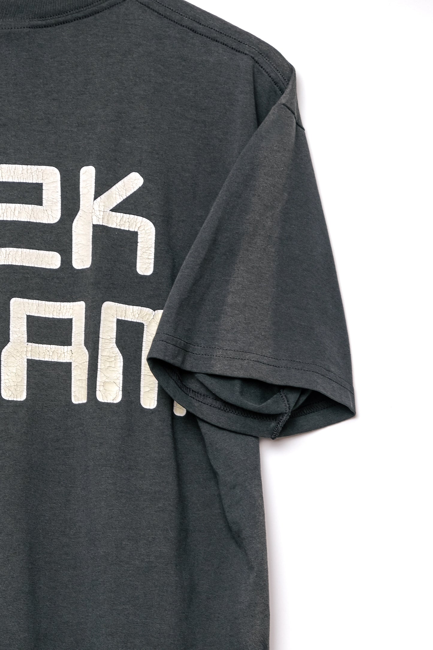 Y2K Team Countdown Faded Black 50/50 Poly Cotton T-Shirt M/L 90's