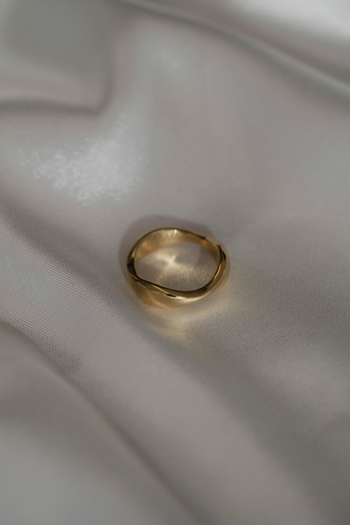 Wavy Ring - cream