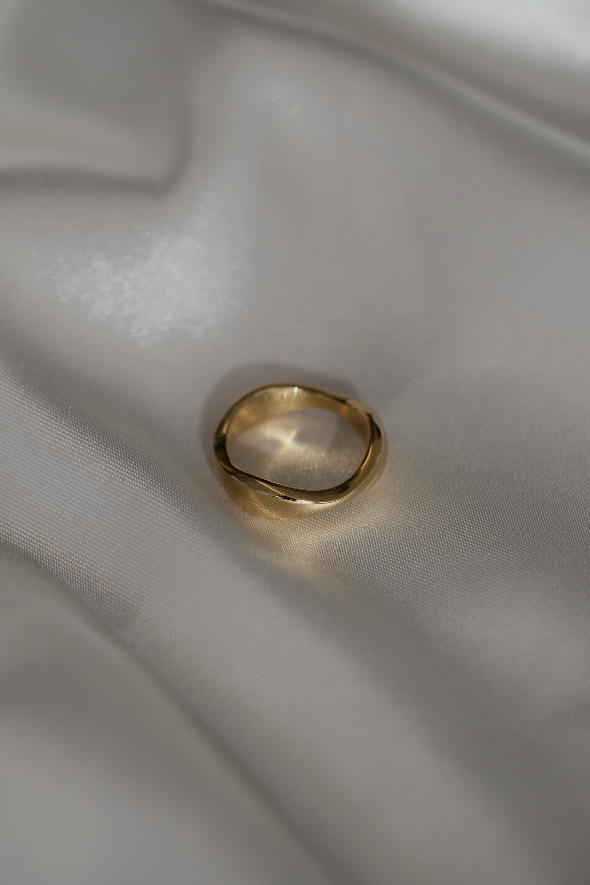 Wavy Ring - cream