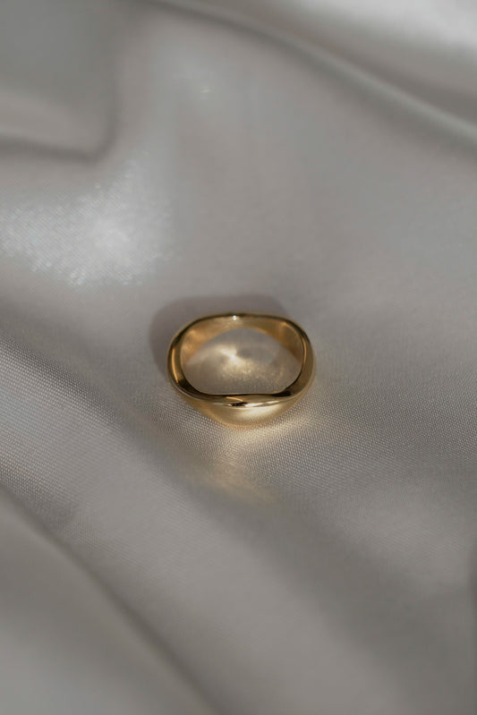 Wavy Ring - cream