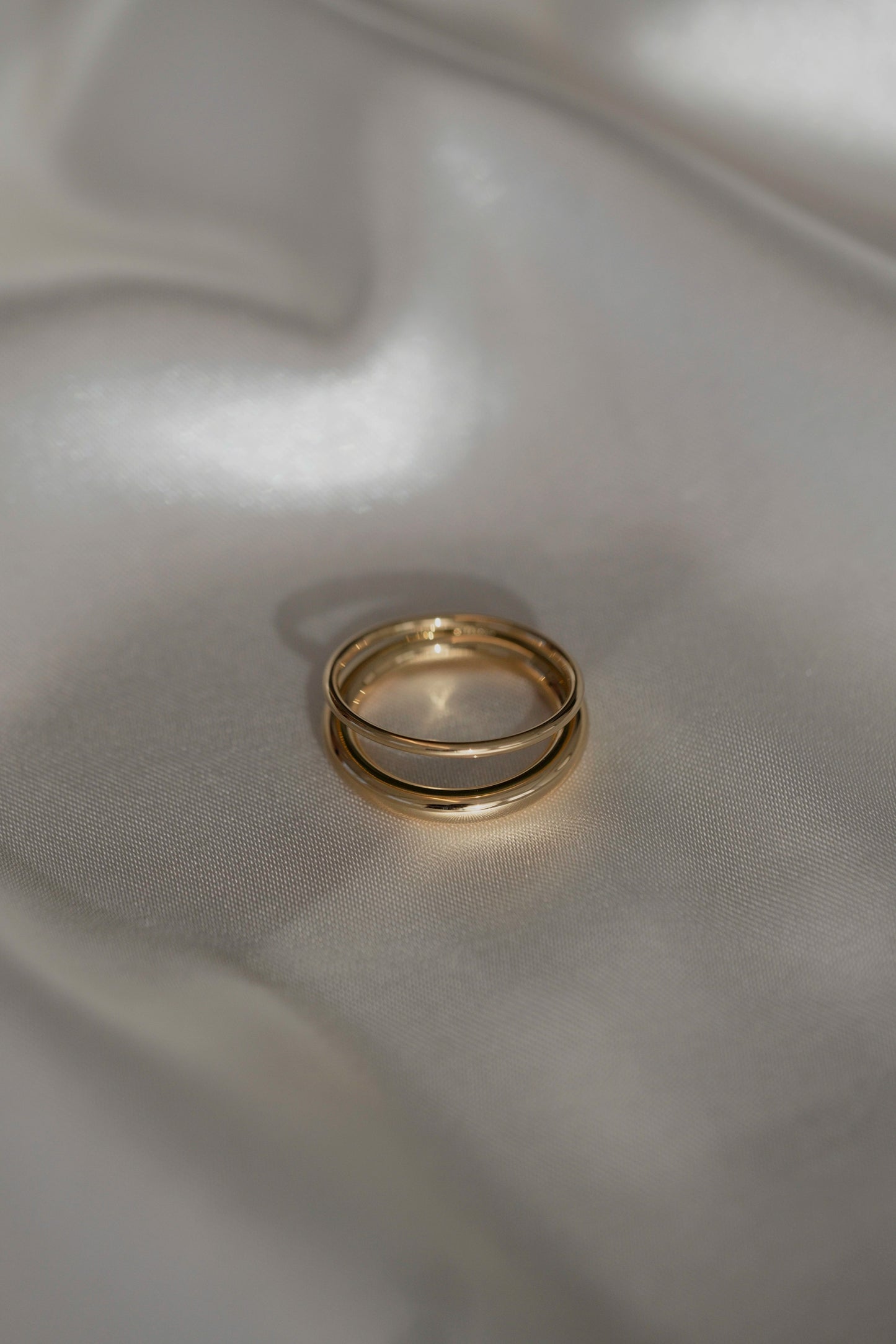 Double Band Ring - cream