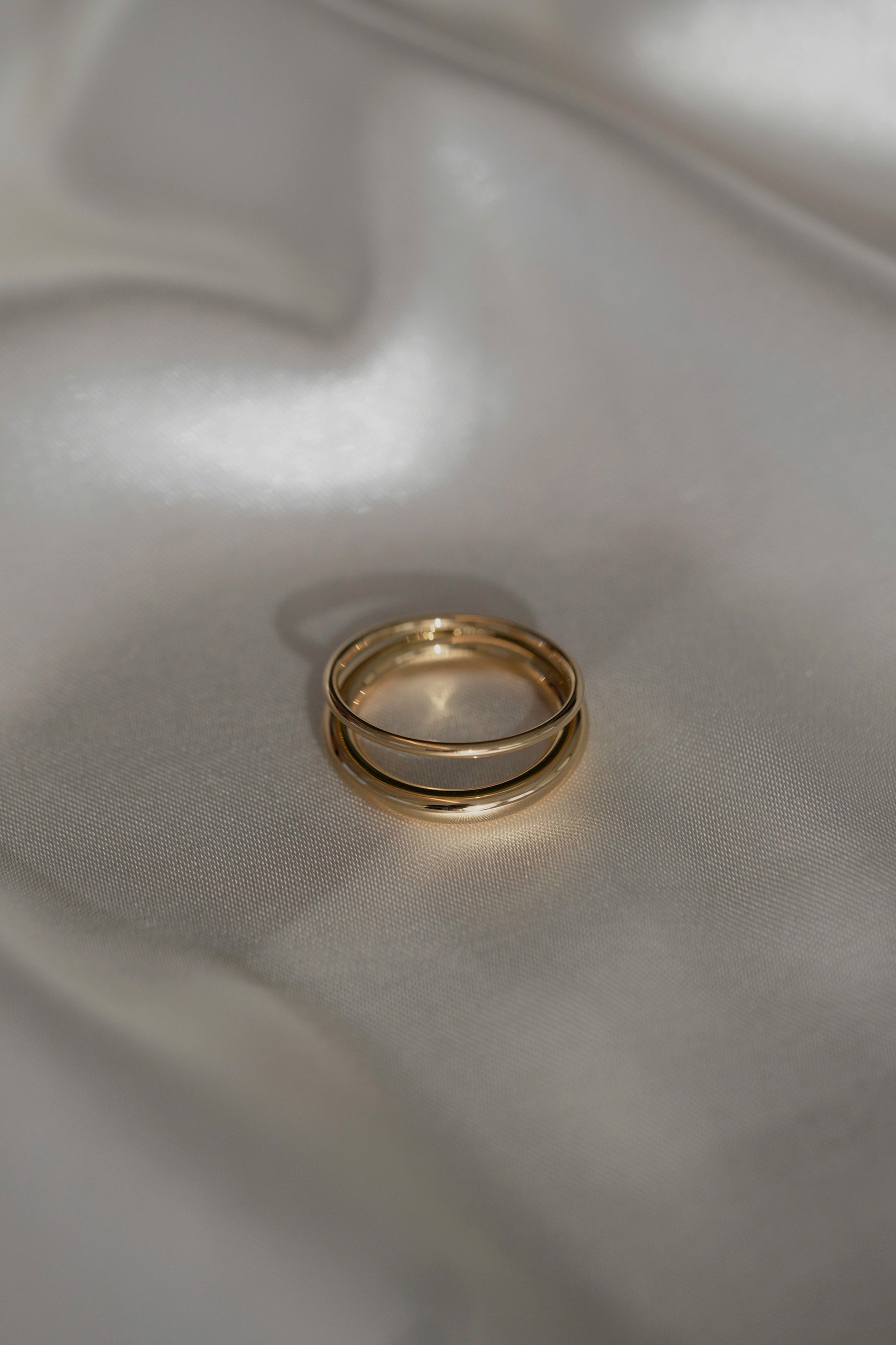 Double Band Ring - cream