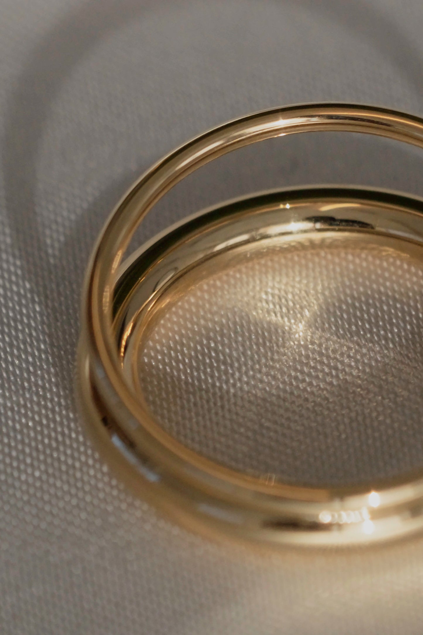Double Band Ring - cream