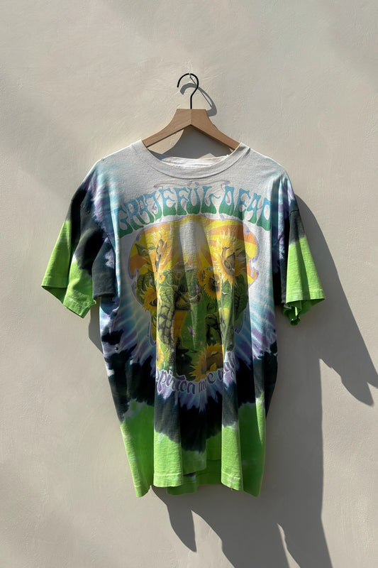 1995 Grateful Dead T-Shirt Turtles Summer Tour Turtle Terrapin AOP Liquid Blue XL