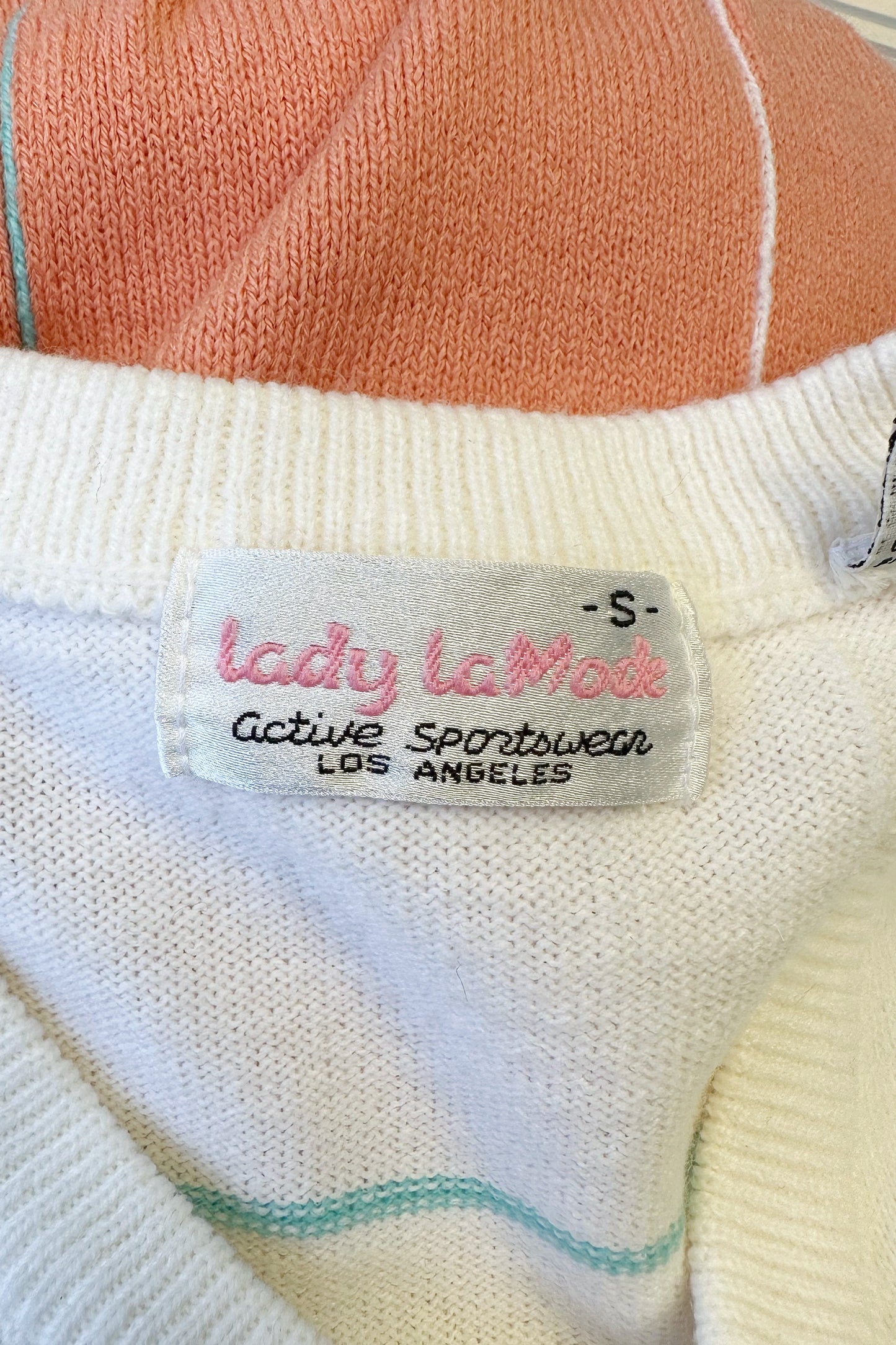 Lady LaMode Golf Cashmerlon V-Neck Sweater US 6, 90's