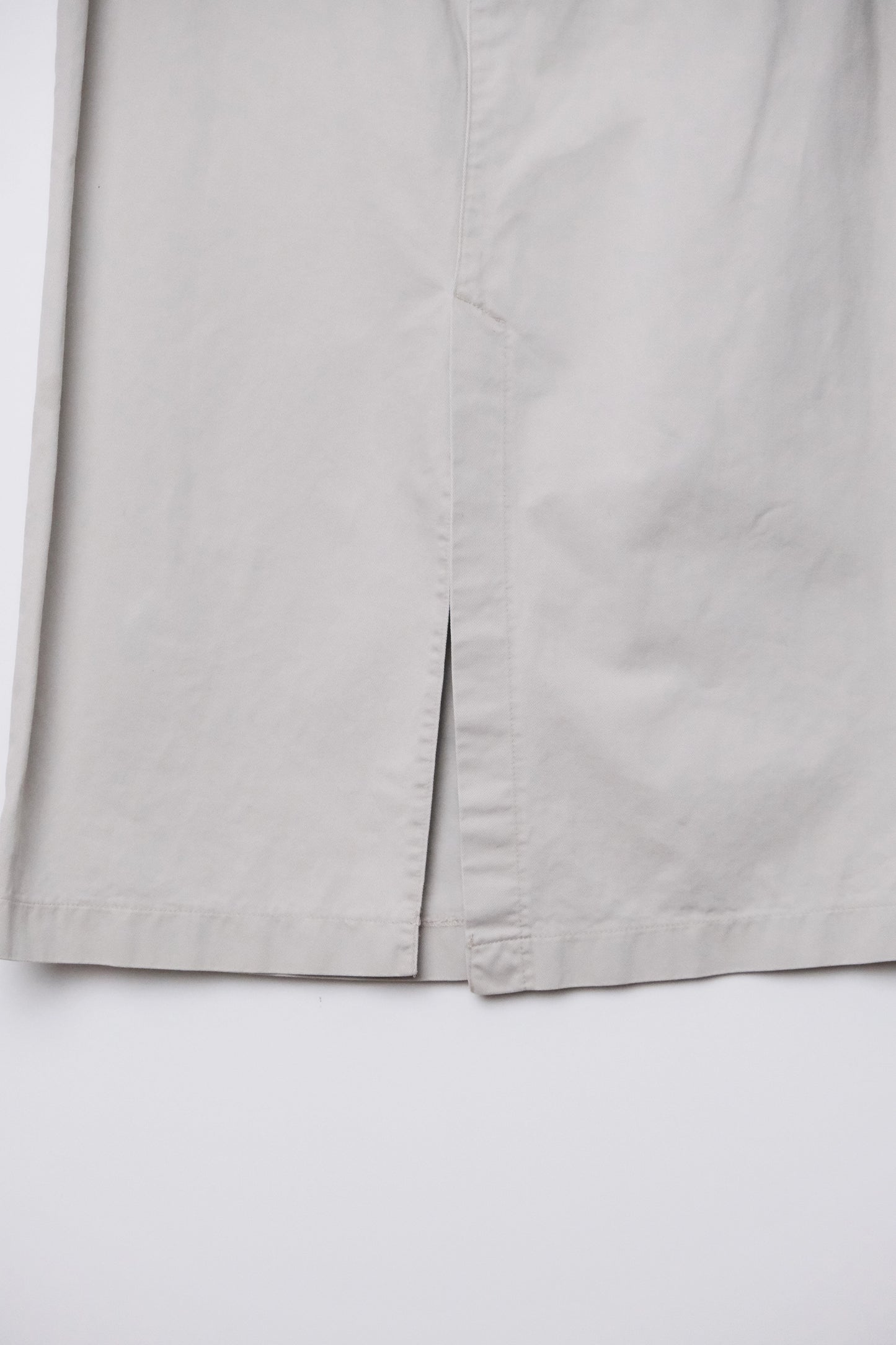 Lee Khaki Cotton Maxi Skirt US 10, 90's