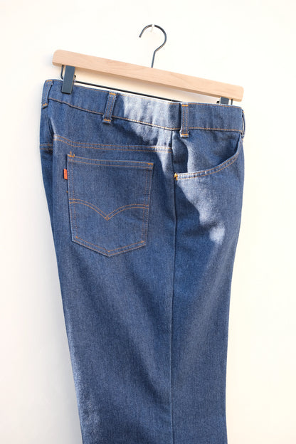 1970s Levi's Orange Tab Jeans, Men's 36x30, Medium Blue, Straight Leg