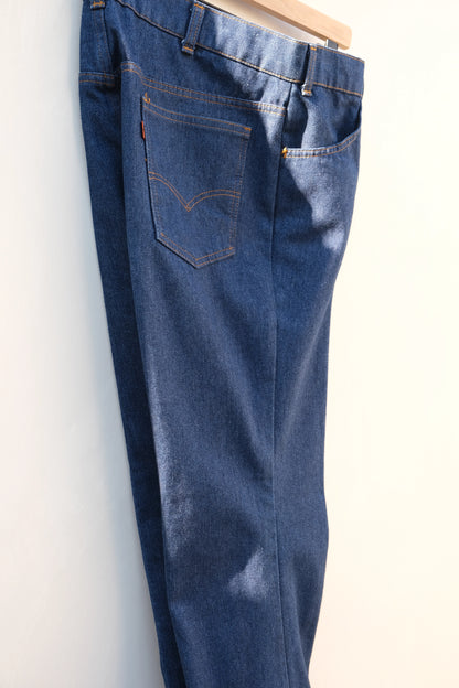 1970s Levi's Orange Tab Jeans, Men's 36x30, Medium Blue, Straight Leg