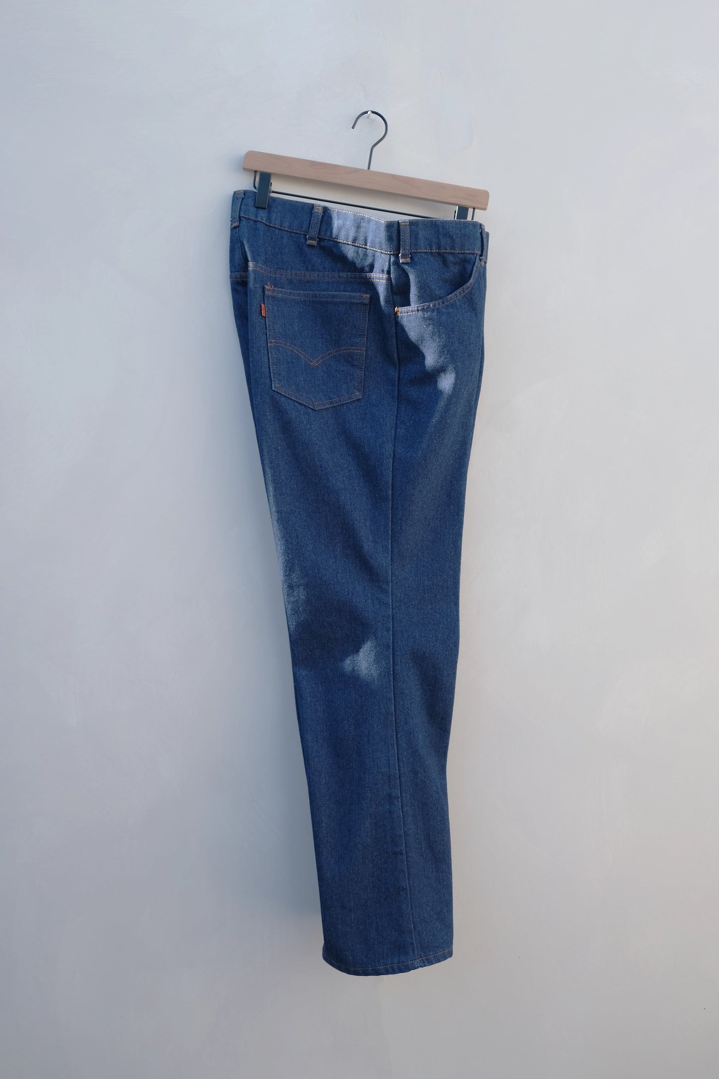 1970s Levi's Orange Tab Jeans, Men's 36x30, Medium Blue, Straight Leg