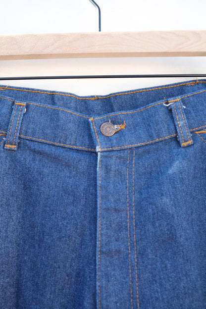 1970s Levi's Orange Tab Jeans, Men's 36x30, Medium Blue, Straight Leg