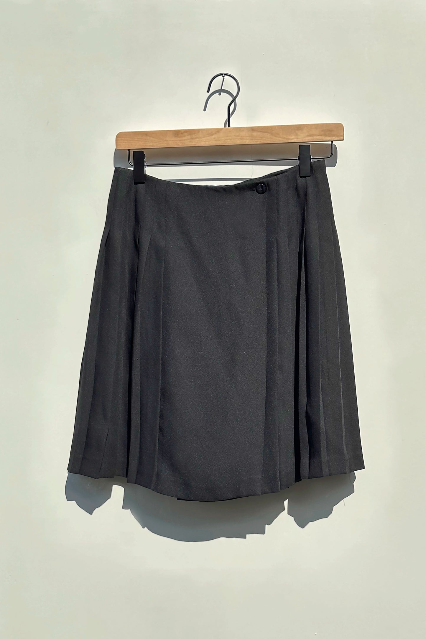 Limited Black Pleated Mini Skirt, Y2K