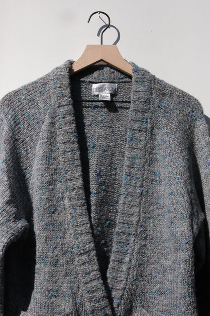 Persuasion Blue Knit Sweater Cardigan, 90's
