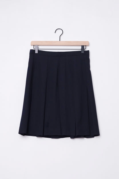 Rafaella Navy Blue Pleated Mini Skirt US 10, 90's