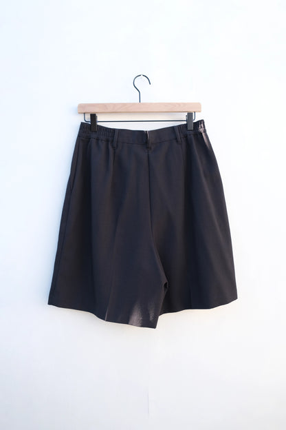 90s Black Shorts, Pleated Stretch Waistband, Size US 10 Sag Harbor