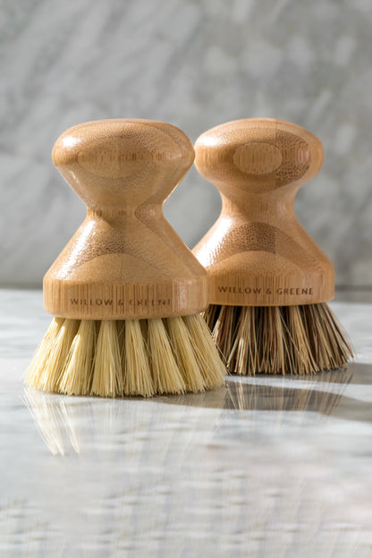 Bamboo Brush, Zero Waste Agave Bristles