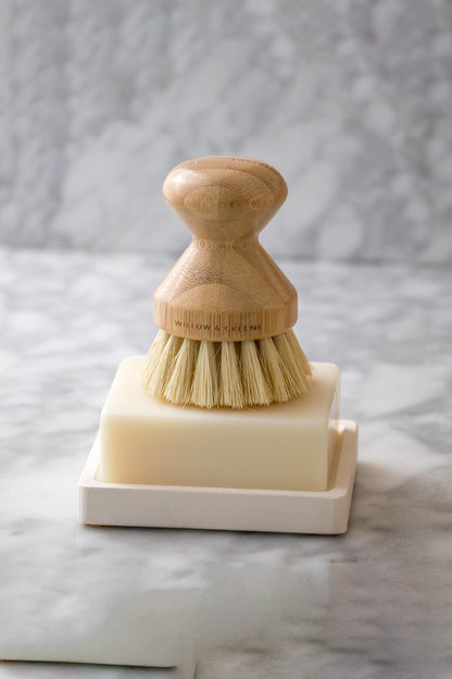 Bamboo Brush, Zero Waste Agave Bristles