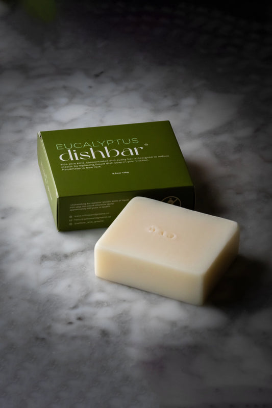 Solid Concentrated Dish Soap Bar, Eucalyptus