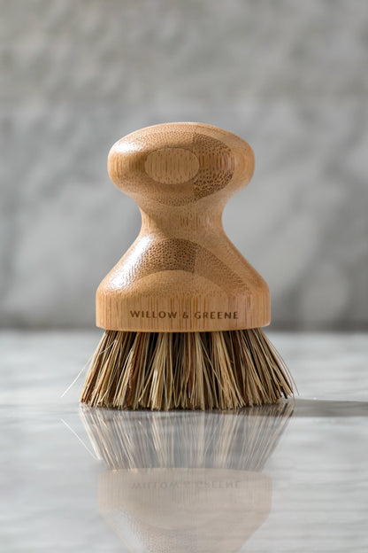 Bamboo Brush, Zero Waste Agave Bristles