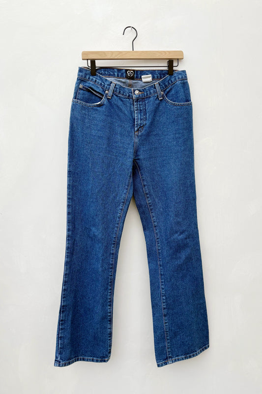 XOXO Medium Blue Bootcut Mid Rise Jeans, US 6, 28 x 32 Y2K